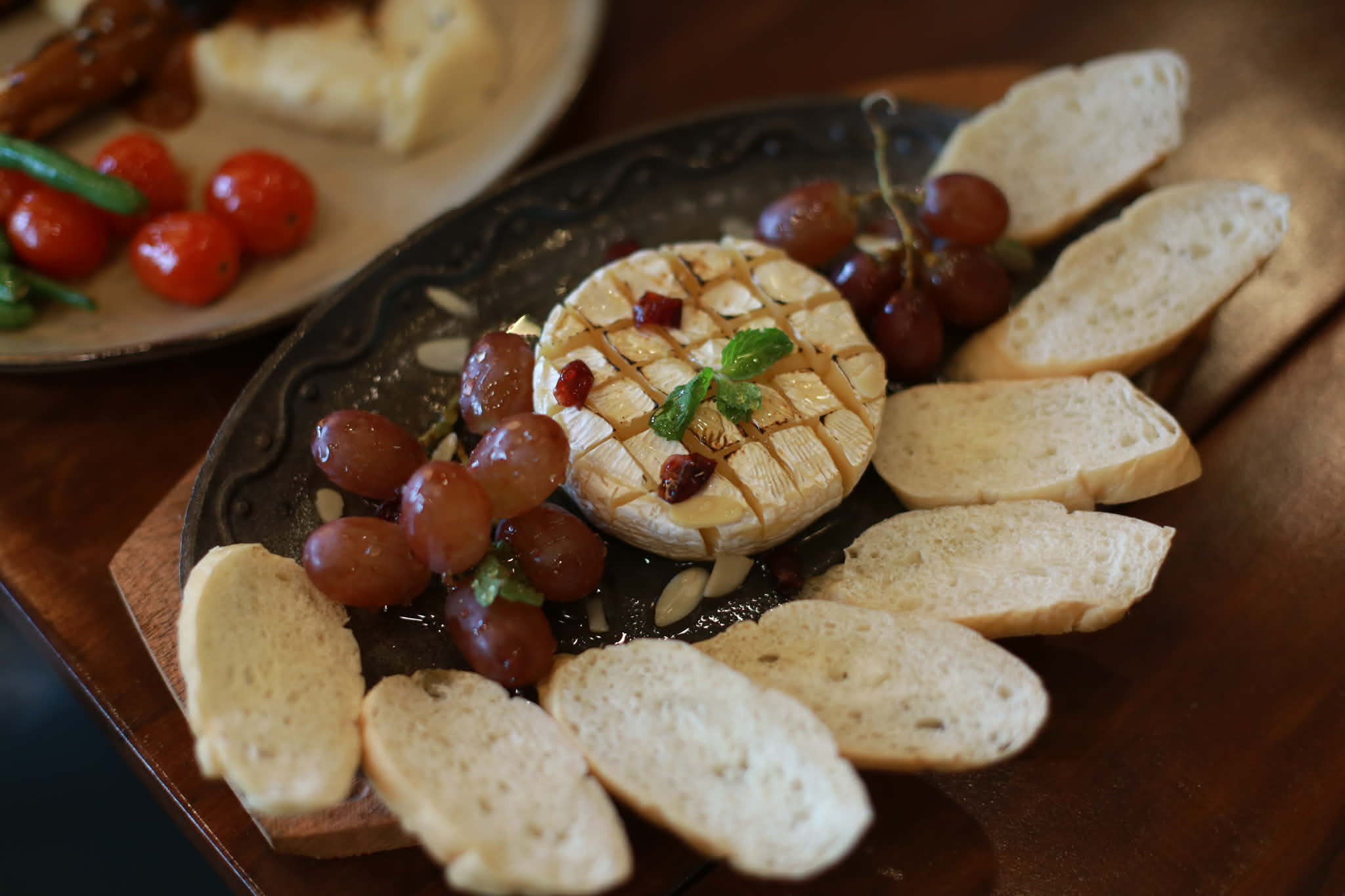 Baked camembert